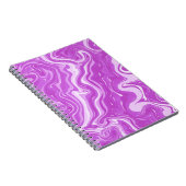 Nahtloses Abstraktes Marmorrosa Muster Notizblock (Rechte Seite)