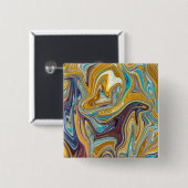 Nahtloses abstraktes Muster Button (Vorne & Hinten)