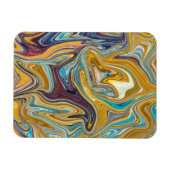 Nahtloses abstraktes Muster Magnet (Horizontal)
