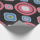 Nahtloses abstraktes Muster mit dem ovalen g Geschenkpapier (Ecke)