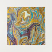 Nahtloses abstraktes Muster Wandteppich (Vorderseite)