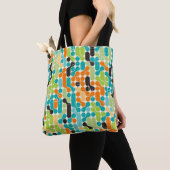 Nahtloses abstraktes Retrogeometrie Tasche (Von Nahem)