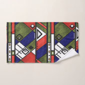 Nahtloses afrikanisches Ethno-Muster Badhandtuch Set (Handtuch)