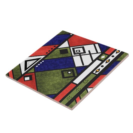 Nahtloses afrikanisches Ethno-Muster Fliese (Seite)