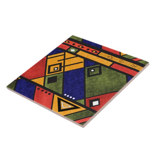 Nahtloses afrikanisches Ethno-Muster Fliese (Seite)