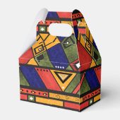 Nahtloses afrikanisches Ethno-Muster Geschenkschachtel (Rückseite)