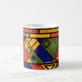 Nahtloses afrikanisches Ethno-Muster Kaffeetasse (Mittel)