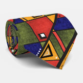 Nahtloses afrikanisches Ethno-Muster Krawatte (Gerollt)