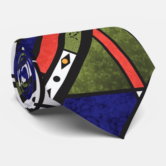 Nahtloses afrikanisches Ethno-Muster Krawatte (Gerollt)