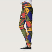 Nahtloses afrikanisches Ethno-Muster Leggings (Links)