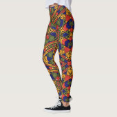 Nahtloses afrikanisches Ethno-Muster Leggings (Links)