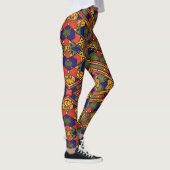 Nahtloses afrikanisches Ethno-Muster Leggings (Rechts)