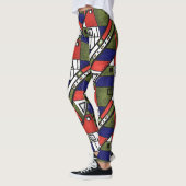 Nahtloses afrikanisches Ethno-Muster Leggings (Links)