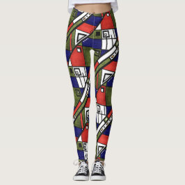 Nahtloses afrikanisches Ethno-Muster Leggings