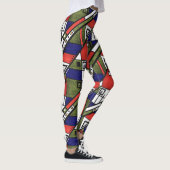 Nahtloses afrikanisches Ethno-Muster Leggings (Rechts)