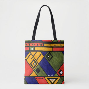 Nahtloses afrikanisches Ethno-Muster Tasche
