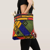 Nahtloses afrikanisches Ethno-Muster Tasche (Von Nahem)