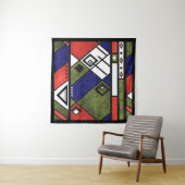 Nahtloses afrikanisches Ethno-Muster Wandteppich (Beispiel)