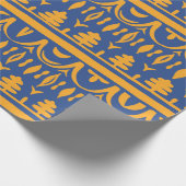 Nahtloses afrikanisches Muster Geschenkpapier (Ecke)