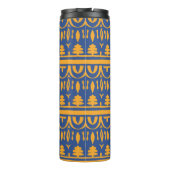 Nahtloses afrikanisches Muster Thermosbecher (Rückseite)