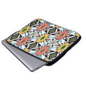 Nahtloses afrikanisches Ziermuster-Backgro Laptopschutzhülle (Vorne Knopf)