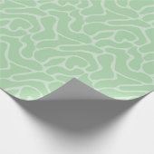 Nahtloses Amoeba-Muster entdecken Geschenkpapier (Ecke)