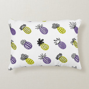 Nahtloses Ananas-Muster Dekokissen