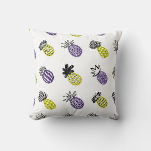Nahtloses Ananas-Muster Kissen