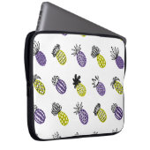Nahtloses Ananas-Muster Laptopschutzhülle (Vorne Rechts)