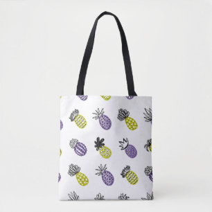 Nahtloses Ananas-Muster Tasche