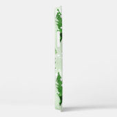 Nahtloses Aquarellmuster mit grünen Kiefern Case-Mate iPhone Hülle (Rückseite / Rechts)