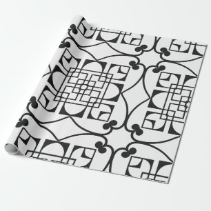 Nahtloses Art Deco-Muster. Vintage minimalistische Geschenkpapier