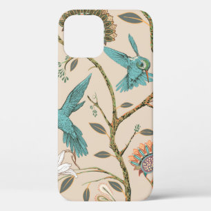 Nahtloses Beige-Muster mit stilisierten Blumen und Case-Mate iPhone Hülle