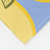 Nahtloses Birnenmuster Fleecedecke (Ecke)