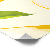 Nahtloses Birnenmuster. Unterschiedliche Birnen, g Poster (Ecke)