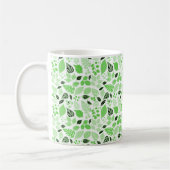 Nahtloses Blattmuster Kaffeetasse (Links)