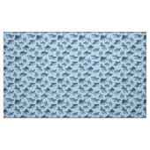 Nahtloses blaues Dekormuster mit Fisch Stoff (Fat Quarter (45,7 x 55,9 cm))