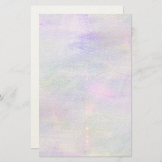 nahtloses blaues, rosa Hintergrundgelb-Aquarell Briefpapier (Vorne/Hinten)