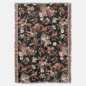 Nahtloses Blumenhintergrundmuster: Blumenmuster. Decke (Vorderseite Vertikal)