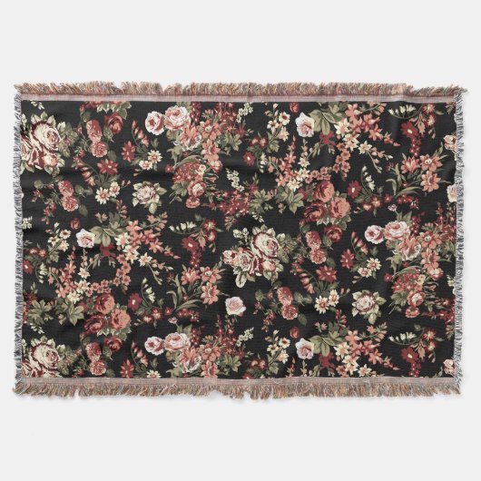 Nahtloses Blumenhintergrundmuster: Blumenmuster. Decke (Vorderseite)