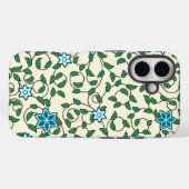 Nahtloses Blumenmuster auf beigem Hintergrund Case-Mate iPhone Hülle (Rückseite (Horizontal))
