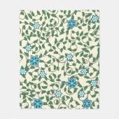 Nahtloses Blumenmuster auf beigem Hintergrund Fleecedecke (Vorderseite)