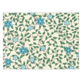 Nahtloses Blumenmuster auf beigem Hintergrund Tischdecke (Vorderseite (Horizontal))