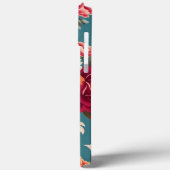 Nahtloses Blumenmuster Case-Mate iPhone Hülle (Rückseite / Links)