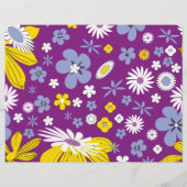 Nahtloses Blumenmuster Flyer (Hinten)