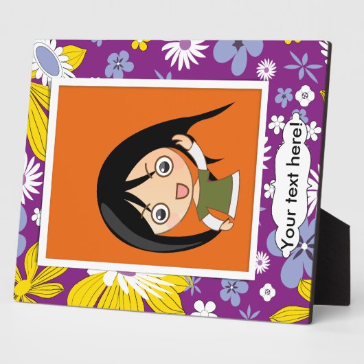 Nahtloses Blumenmuster Fotoplatte (Seite)