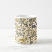 Nahtloses Blumenmuster im Stil von William Morris Kaffeetasse (Mittel)