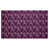 nahtloses Blumenmuster in Lila Stoff (Fat Quarter (45,7 x 55,9 cm))