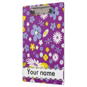 Nahtloses Blumenmuster Klemmbrett (Links)