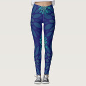 Nahtloses Blumenmuster Leggings (Vorderseite)
